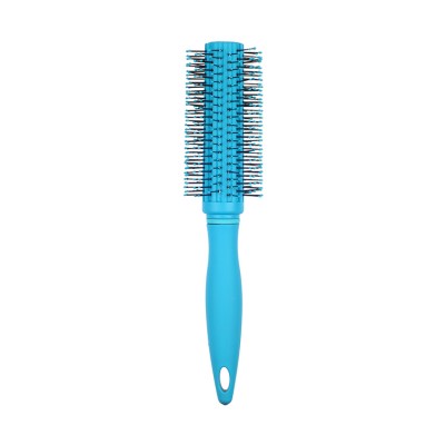 EUREKA 9511CEG Styling Round Hair Brush for All Hair Types Ball-Tip Nylon Pins Anti-Slide Handle Hairbrush