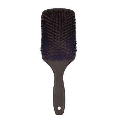 EUREKA W19789-BR Wooden Massage Big Square Paddle Boar Bristle Hair Brush  Detangle Cushion Wooden Hairbrush