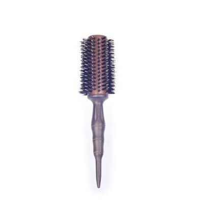 EUREKA A28034-55PA-B Professional Aluminum Tube With Boar Bristle And Nylon Pins  Salon Round Hair Brush