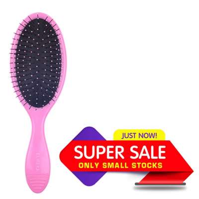 EUREKA DS2359T-BB Detangle Paddle Hair Brush 0.7mm Nylon pins Hair Brush With Small Cleaner Fasion Color Hair Brush