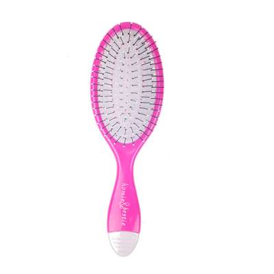 EUREKA Detangleing Hair Brush 0.7mm Nylon pins Hair Brush With Small Cleaner Fasion Color Hair Brush