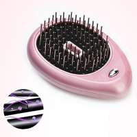 Mini Electric Ionic Hairbrush Portable Ionic Hair Brush Negative Ions Massage Comb