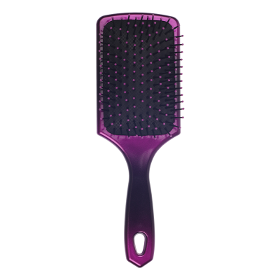 EUREKA 8586T Paddle Cushion Hair Brush for All Hair Types Ball-Tip Nylon Pins Anti-Slide Handle Hairbrush