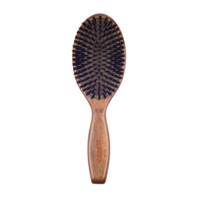 EUREKA P91905  Engraved Boar Bristle Hair Brush Wood Hair Brush Massage Classical Style Hair Brush