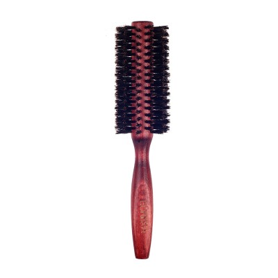 EUREKA P23022-901 Professional  Boar Bristle Nylon Pins Round Brush Wooden Hair Brush