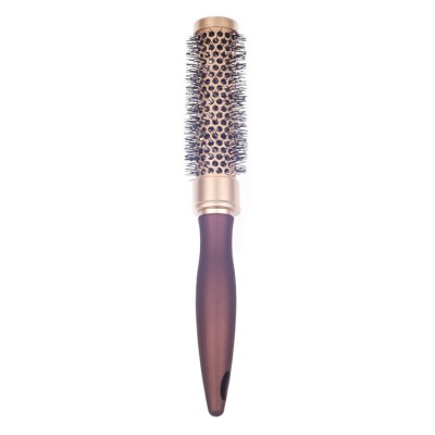 EUREKA 8616CEG-BR Aluminum Barrel Hair Brush  Heat-resistant Ceramic Painting Brush  Anti-slide Handle Round Hair Brush