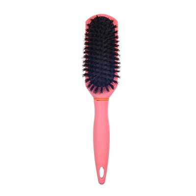 EUREKA A9550CEG Bristle brush Paddle Cushion Hair Brush for All Hair Types Ball-Tip Nylon Pins Anti-Slide Handle Hairbrush