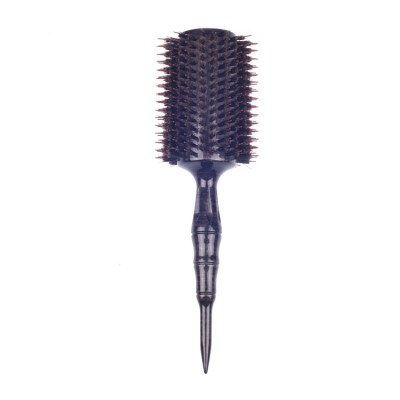 EUREKA 28044-55PA-B Engraved Wooden Bristle Round Hair Brush UV Painting on Surface Barrel Brush