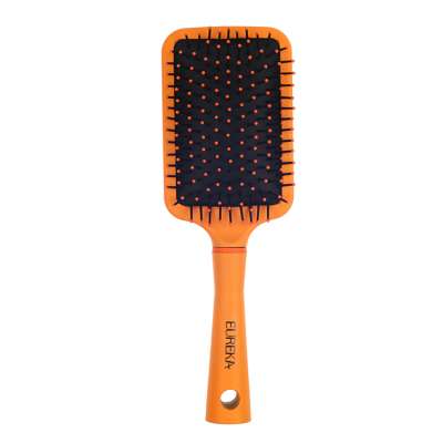 EUREKA 9594NHR Paddle Cushion Hair Brush for All Hair Types Ball-Tip Nylon Pins Anti-Slide Handle Hairbrush