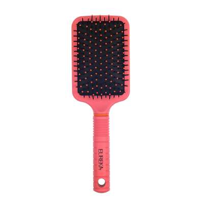 EUREKA 9594HL Paddle Cushion Hair Brush for All Hair Types Ball-Tip Nylon Pins Anti-Slide Handle Hairbrush