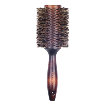 EUREKA 28034-01 Professional  Boar Bristle Nylon Pins Round Brush Wooden Hair Brush